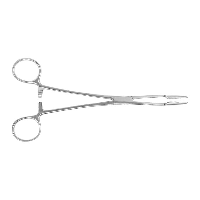 GROSS-MAIER Затискач перев'язувальний; зігнутий; із зубчиками; з Фіксатором; 27,0см.Tontarra Medizintechnik GmbH